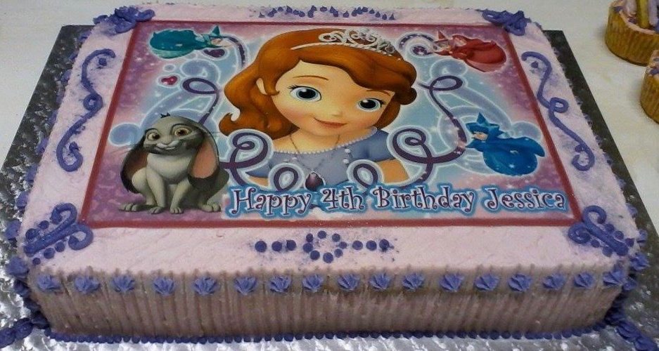 Printed Character Cake